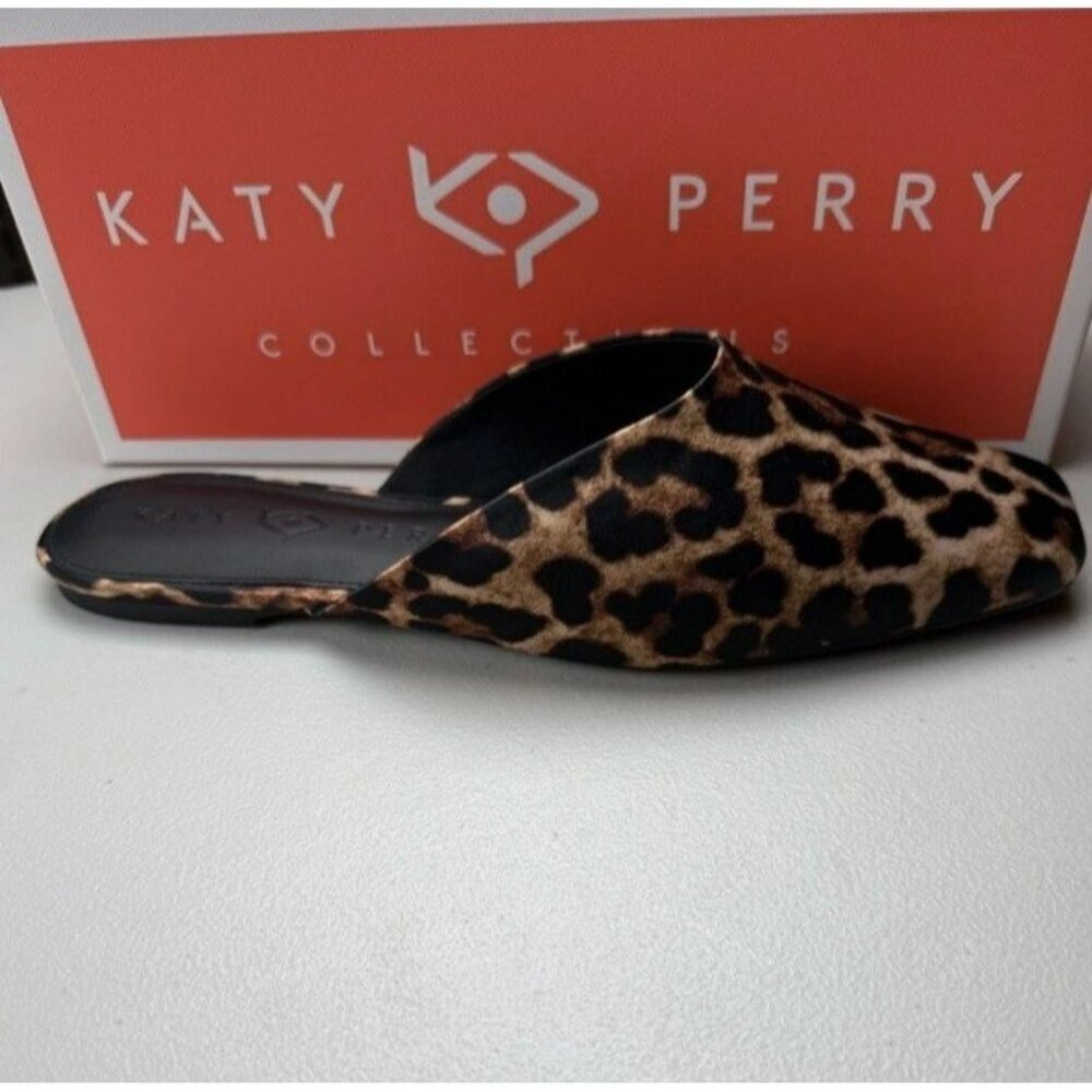 Katy Perry Collections Leopard Print The Evie Mule size 8.5 Women's Coffee - Picture 5 of 6